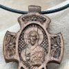 Velelepni 3D drveni krstić u duborezu s motivom Gospoda Isusa Hrista - IC XC NIKA - Image 8