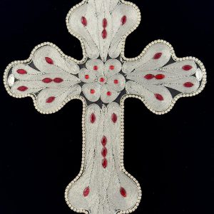 Pravoslavni krst od srmenog konca